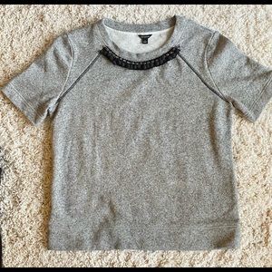 [GUC] Ann Taylor Sweatshirt with Pompom neckline